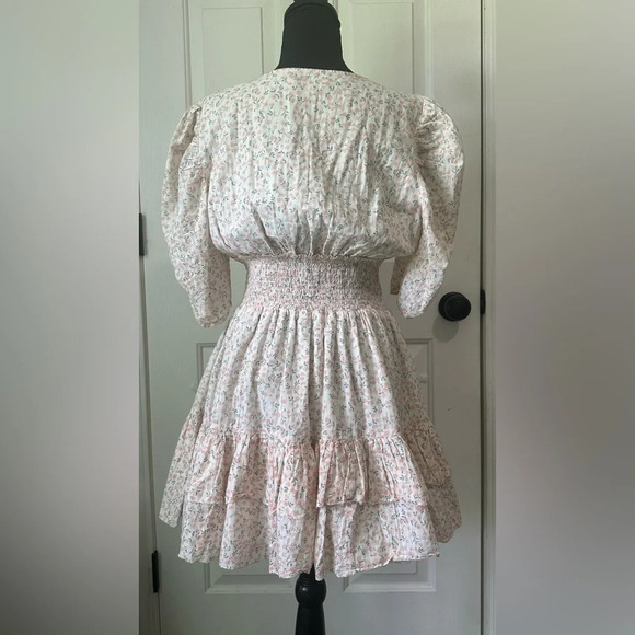 Cleobella Sadie Mini Dress in Ditzy Floral. Size Large. - Picture 6 of 9